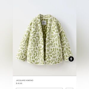 Zara kimono girls jacket